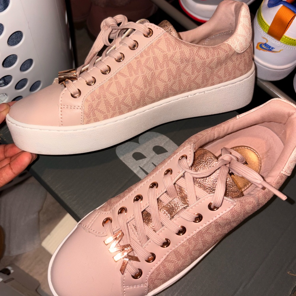 Michael Kors Blush Pink Sneakers